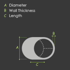 Pipe dimensions diagram