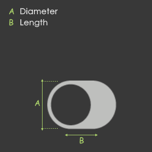 Round Bar dimensions diagram