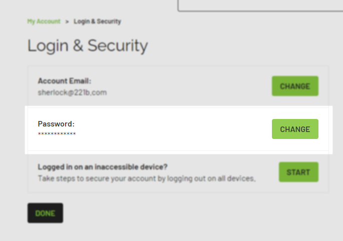Changing your password on steelnow.com